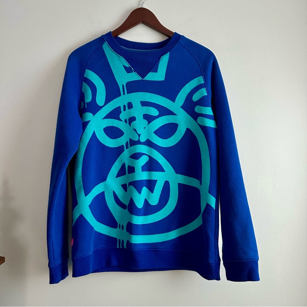 Mishka Nyc Graffiti Graphic Sweatshirt